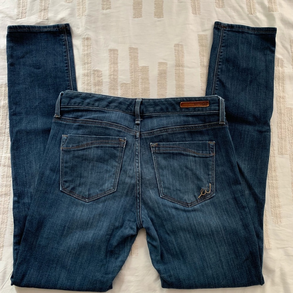 EXPRESS Stella Low Rise Skinny Jeans